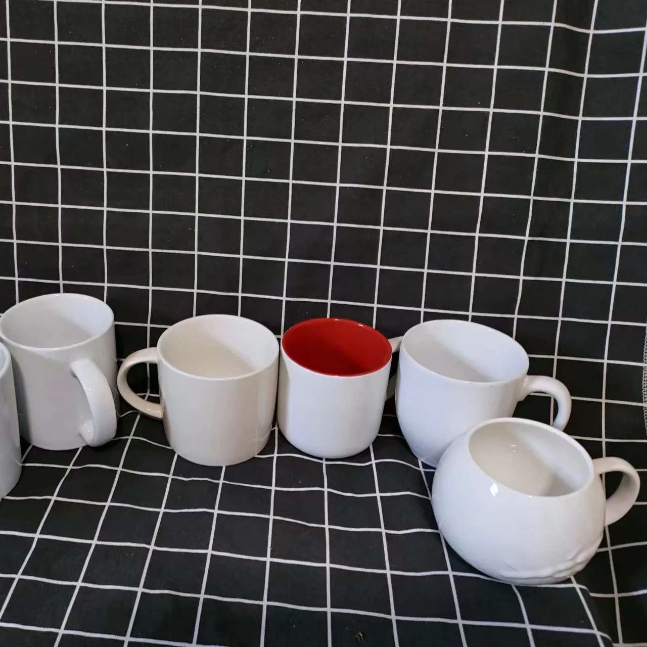 水マグカップ中国潮州から工場直販白セラミック水コーヒーカップ