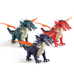 Jouet pour enfants dinosaure électrique cinq Dragons volants son et lumière marche balançoire modèle jouet - Product Image 1