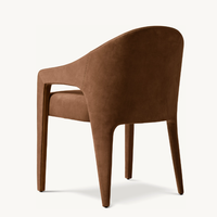 Vente en gros de meubles de salle à manger modernes Fauteuil de salle à manger en cuir de luxe