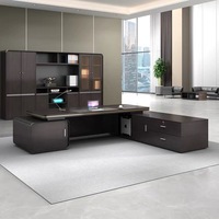 Bureau personnalisé style de luxe en forme d'angle de bureau de direction de bureau (SZ-OD709)