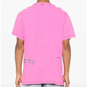 T-shirt en coton de haute qualité en gros Streetwear T-shirt sans manches T-shirt lourd vieilli pour hommes surdimensionné - Product Image 3