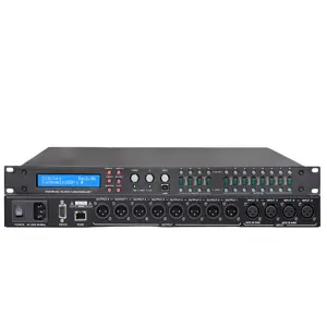 XP448 4 in 8 out professional Three-stage dynamic equilibrium audio processor for stage sound equipment system