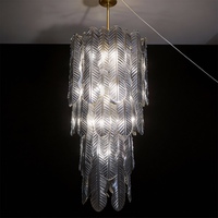 Lustre long moderne pour salon et salle à manger, tailles personnalisées, style vintage français