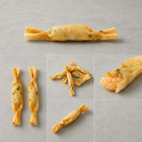 Offre Spéciale : Crevettes Pré-frites Surgelées en Gros, Croustillantes Façon Toffee, Snack de Fruits de Mer Semi-fini, Fournisseur en Gros