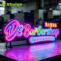Lettres lumineuses LED personnalisées à couleur magique, en acrylique semi-transparent, enseigne 3D, certification IPX7 CE, décoration publicitaire extérieure pour
