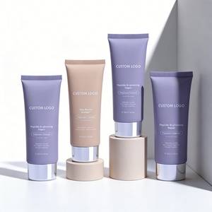 Custom Empty <b>Plastic</b> Cosmetic <b>Tubes</b> 100ml 150ml 200ml Round Oval Soft <b>Tube</b> Cream <b>Tube</b> - Product Image 1