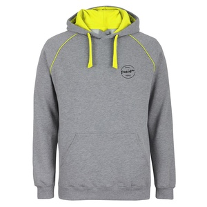 <span class=keywords><strong>Patchwork</strong></span> en vrac personnalisé de haute qualité pour hommes 100 coton sweats à capuche gris éponge français 3 D broderie Logo couleur bloc hommes tenues - Product Image 3