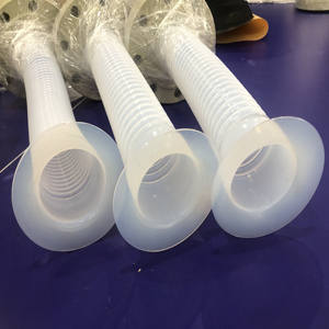 أنبوب تفلون متموج عالي الحرارة أو مع غلاف من الفولاذ المقاوم للصدأ مرن وذو شفة - Product Image 2