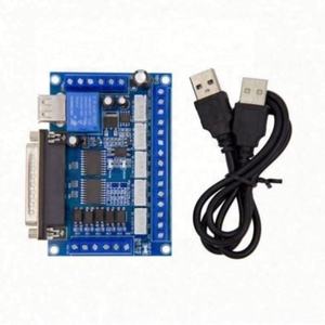 Adaptador de Interfaz de Controlador CNC de 5 Ejes Mejorado, Placa de Expansión para Controlador de Motor Paso a Paso <span class=keywords><strong>Mach3</strong></span> + Cable USB, Gran Venta - Product Image 5