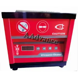 Red Ultrasonic Fuel Injector Cleaning Machine With Pulse