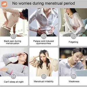 Intelligente tragbare Menstruation heizkissen für Frauen Frauen Perioden Schmerz linderung Bauch Elektrische Menstruation beschwerden Heizung Warm Pad Gürtel