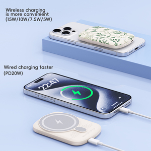 Meilleure vente Logo personnalisé Mini chargeur portable 20W charge rapide Powerbank magnétique charge sans fil <span class=keywords><strong>externe</strong></span> 15W banques de <span class=keywords><strong>batterie</strong></span> - Product Image 3