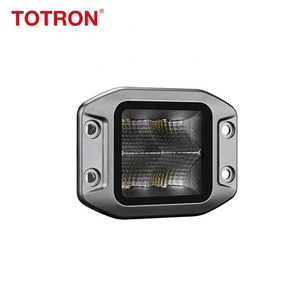 Faro da Lavoro LED Impermeabile IP67 40W Spot/Flood Nero, Luci LED a Montaggio Incassato per Auto e Camion - Product Image 1
