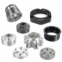 Accessoires d'objectif d'appareil photo en aluminium et acier inoxydable usinés CNC pour le perçage et le brochage