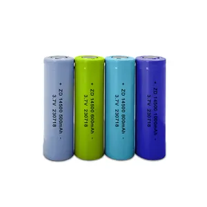 Rechargeable Cylindrical Lithium Ion LiFePO4 Battery 3.2V 500mAh 14505 -  China Er14505 Battery and 500mAh Battery price