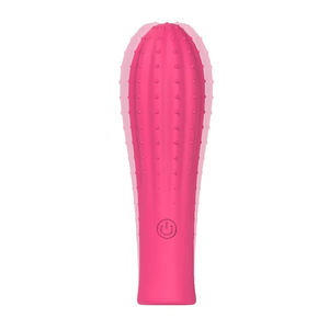 Vibrateur en forme de cactus en silicone texturé, stimulateur clitoridien, vibrations puissantes, baguette de massage corporel, jouets pour adultes pour la masturbation féminine - Product Image 1