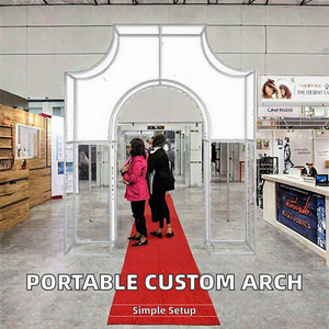 Arco de Exhibición Portátil de Aluminio de Fácil Instalación con Diseño Extensible Personalizable para Ferias Comerciales, Bodas y Eventos Corporativos - Product Image 2