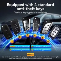 Programador de llaves THINKCAR TKEY101 para la herramienta de escaneo THINKCAR 689BT / MUCAR 892BT, herramienta de codificación para todas las llaves perdidas del coche con 6 controles remotos.