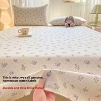 Parure de lit trois pièces en tissu épais pour dortoir étudiant, avec matelas rafraîchissant, couette simple et taie d'oreiller, anti-humidité