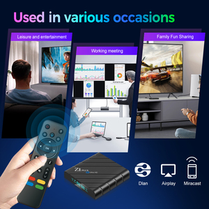 Z1ที่ถูกที่สุดพร้อมกล่อง Android <span class=keywords><strong>TV</strong></span>, 2GB + 16GB, dual WiFi, รีโมทเสียง BT, 4K RJ45 Ethernet ราคาโรงงานที่ดีที่สุด - Product Image 4