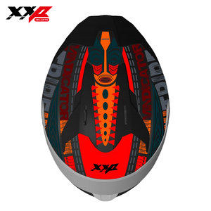 Casques de <span class=keywords><strong>moto</strong></span> intégraux NEUFS avec grand spoiler, double visière, boucle à dégagement rapide, tailles S-XXL, XXP VINDICATOR TRIBE DOT ABS - Product Image 2