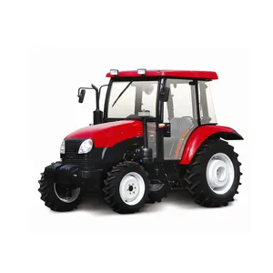 55HP traktor beroda mesin pertanian MF554 traktor pertanian Mini untuk dijual