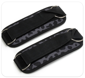 Sangle de cheville de gym personnalisable avec logo – Néoprène épais 7 mm, fermeture auto-agrippante antidérapante, protection professionnelle légère pour l'entraînement avec câbles - Product Image 2