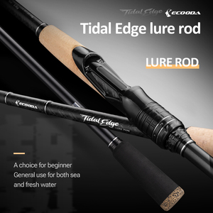Canne à pêche Ecooda ETEL Tidal Edge pour eau douce et salée, action moyenne rapide, carbone 30T 24T, blank léger en carbone. - Product Image 1