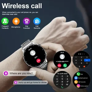LIGE 2026 Nuovo <span class=keywords><strong>Smartwatch</strong></span> da <span class=keywords><strong>Uomo</strong></span> con Monitoraggio dell'Ossigeno nel Sangue, Assistente Vocale AI, Chiamate Bluetooth, Orologio Sportivo Intelligente - Product Image 2