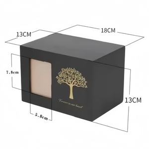 Pet anıt Urns köpek veya kedi külleri için büyük ahşap cenaze kremasyon tabut Urns fotoğraf çerçevesi keepmemory bellek kutusu ile - Product Image 3