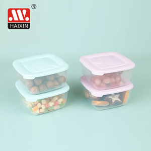 Haixin 0.4L 0.88l thực phẩm đưa ra nhựa lò vi sóng thực phẩm lưu trữ <span class=keywords><strong>container</strong></span> ăn trưa hộp nhựa <span class=keywords><strong>PP</strong></span> thực phẩm lưu trữ <span class=keywords><strong>container</strong></span> với nắp - Product Image 5