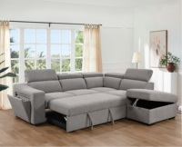 Canapé-lit pliable avec matelas en mousse à mémoire de forme compressée, multifonctionnel pour les petits espaces, appartements, maisons