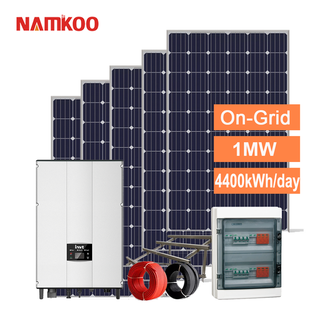 Alibaba Solar Energy System Sun Power Panels Solar System 500kw China Supplier on Grid Pure Sine Wave CE TUV IEC ROHS 25 Years
