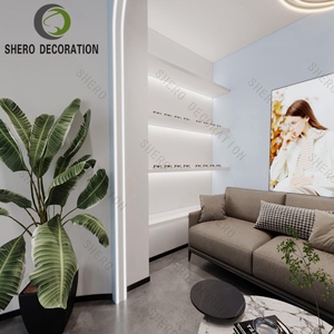 ตู้โชว์กระจกไม้พร้อมไฟ LED แบบกำหนดเองสำหรับร้านค้าปลีกทันสมัย - Product Image 2