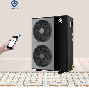 Air Source Heatpump Freestanding Air to Water Heat <b>Pump</b> Chiller Painted Cabinet 10-40 Kw <b>Solar</b> Bathroom ROHS Hotel Inverter Heat - Product Image 4