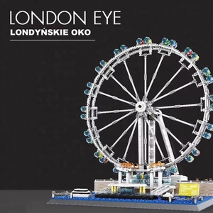 Wange 6215 City Architecture, Bloques de Construcción del London Eye y Montaña Rusa, Juguetes de Ladrillos para Niños, Regalo para Niños - Product Image 3