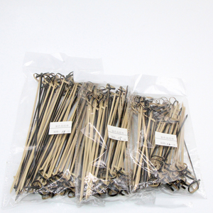 Bán buôn 100 cái/gói tre looped xiên tre Knot xiên tre Knot Cocktail Picks - Product Image 5