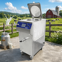 Machine de pasteurisation du lait en promotion, équipement automatique de pasteurisation et de mélange pour crème glacée avec fonction de refroidissement