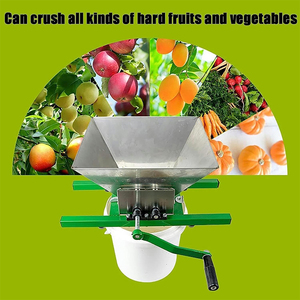 Presse manuelle à fruits et à vin, <span class=keywords><strong>broyeur</strong></span> à chaud pour jus de pomme, en acier inoxydable, pour <span class=keywords><strong>pommes</strong></span> et fruits industriels - Product Image 6
