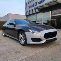 Pour Maserati Quattroporte Kit de carrosserie mise à niveau vers T Style pare-chocs de voiture jupes latérales phares Kit de carrosserie
