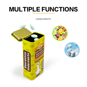 <span class=keywords><strong>JYB</strong></span> OEM y ODM mini lata de caramelo de menta rectangular tapa con bisagras caja de lata portátil de hojalata con impresión personalizada - Product Image 6