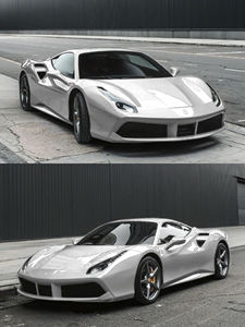 Internet Famous Zha Grey PET Cambio de color Envoltura mate completa para la decoración del cuerpo del automóvil Protección con privacidad y antiarañazos - Product Image 2