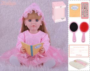 Poupée Reborn FiveStar de 56 cm en Vinyle et Caoutchouc, Jouet de Mode Réaliste pour Enfants, Idéale pour Lire des Histoires - Product Image 5