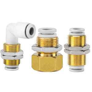 Connecteur à filetage interne/droit/courbé pour montage sur panneau en cuivre KQ2E-KQ2LE, disponible en tailles 04/06/08/10/12-00/01 - Product Image 1