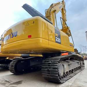 Excavatrice sur chenilles hydraulique d'occasion Komatsu PC220 PC220-6 PC220-7 PC220-8 100% originale, d'occasion, provenant du Japon, matériel de construction d'occasion - Product Image 4