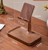 Produits cadeaux tendance 2026 en gros, support de téléphone portable en bois naturel personnalisé avec logo pour tablette, iPad, téléphones