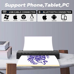 Impresora de Plantillas para Tatuajes D80 Térmica para Máquina de Tatuar Portátil, Suministros para Artistas de Tatuajes en Existencia, 203dpi - Product Image 5