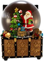 Breloque en résine pour noël, cadeau de noël, noël, renne, musique, globes de neige, fournitures de décoration, 2022