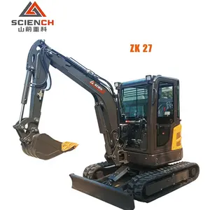 ZK27 Free Shipping Mini Excavator 3.5 Ton EPA 5 Engine Crawler Digger Farm Used Chinese Mini Excavator Machine