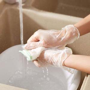 100 pièces/boîte Gants en vinyle résistants à l'huile, résistants aux produits chimiques, imperméables, 3,5 mil, sans poudre, transparents, jetables, en PVC, <span class=keywords><strong>pour</strong></span> mécaniciens - Product Image 3